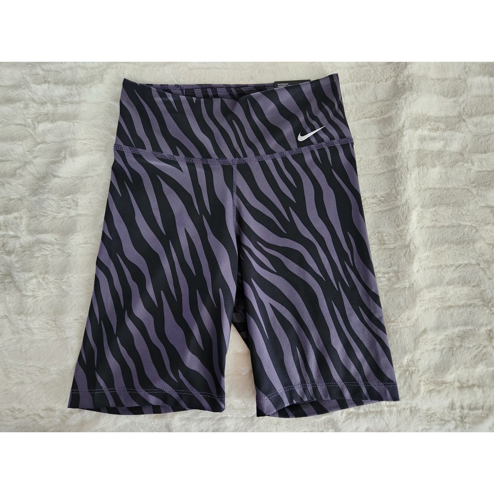 Nike Dri Fit The Nike One Tight Fit Mid Rise Activewear Shorts‎ Womens XS 7" New